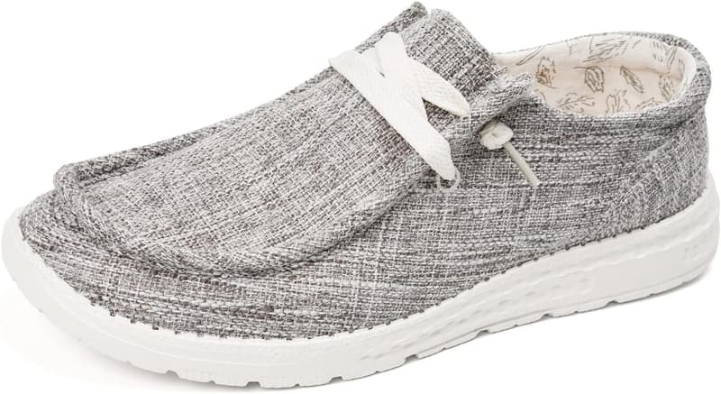 Casual Women's Slip-On Canvas Loafers for Comfortable Walking