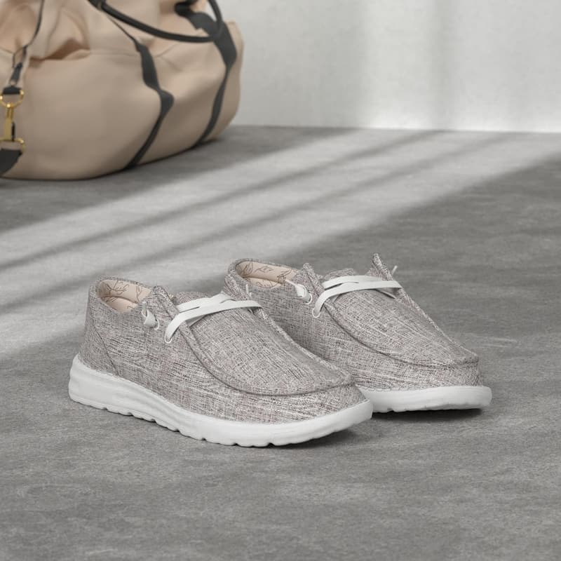 Casual Women's Slip-On Canvas Loafers for Comfortable Walking
