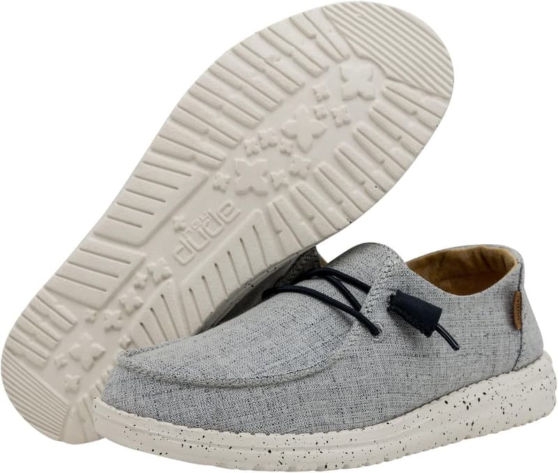 Women's Chambray Lace-Up Loafers by Hey Dude