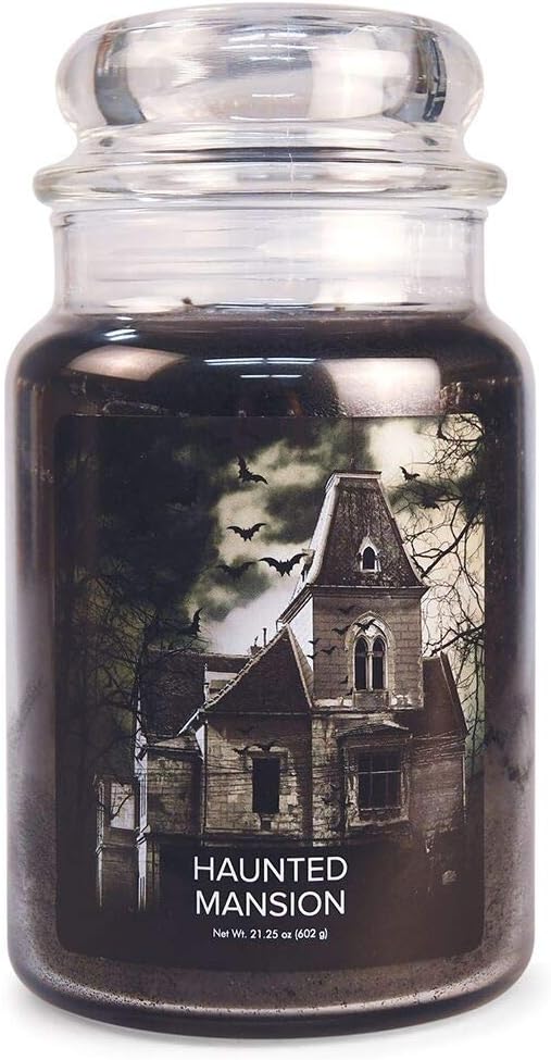 Haunted Mansion Scented Candle in Large Glass Jar, 21.25 oz
