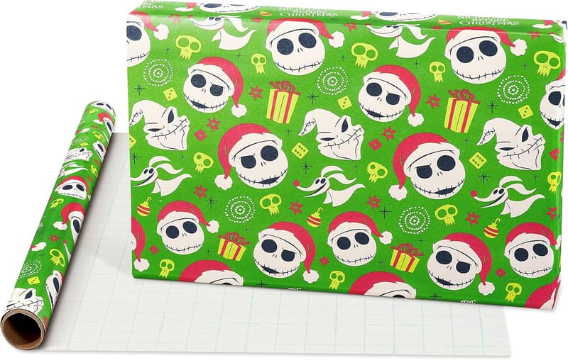 The Nightmare Before Christmas Wrapping Paper Bundle – 3 Rolls