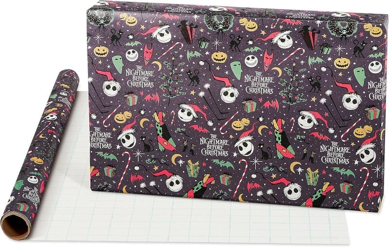 The Nightmare Before Christmas Wrapping Paper Bundle – 3 Rolls