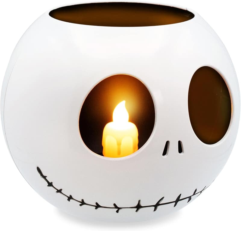 Jack Skellington LED Flameless Candle - The Nightmare Before Christmas Collectible