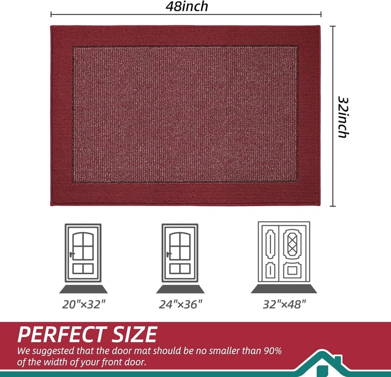 Non-Slip Washable Entryway Mat, 32