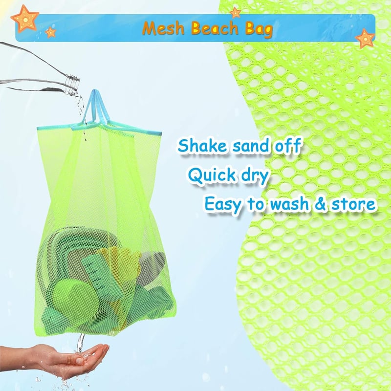 Kids' Beach Toys Sand Set with Collapsible Bucket & Shovels