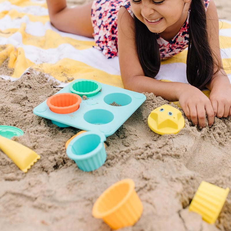 Sunny Patch Seaside Sand Cupcake Play Set - Toddler Outdoor Toy