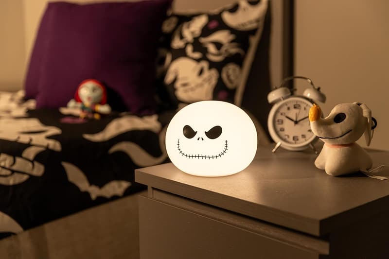 Jack Skellington Color-Changing Night Light - Dimmable Lamp for Kids