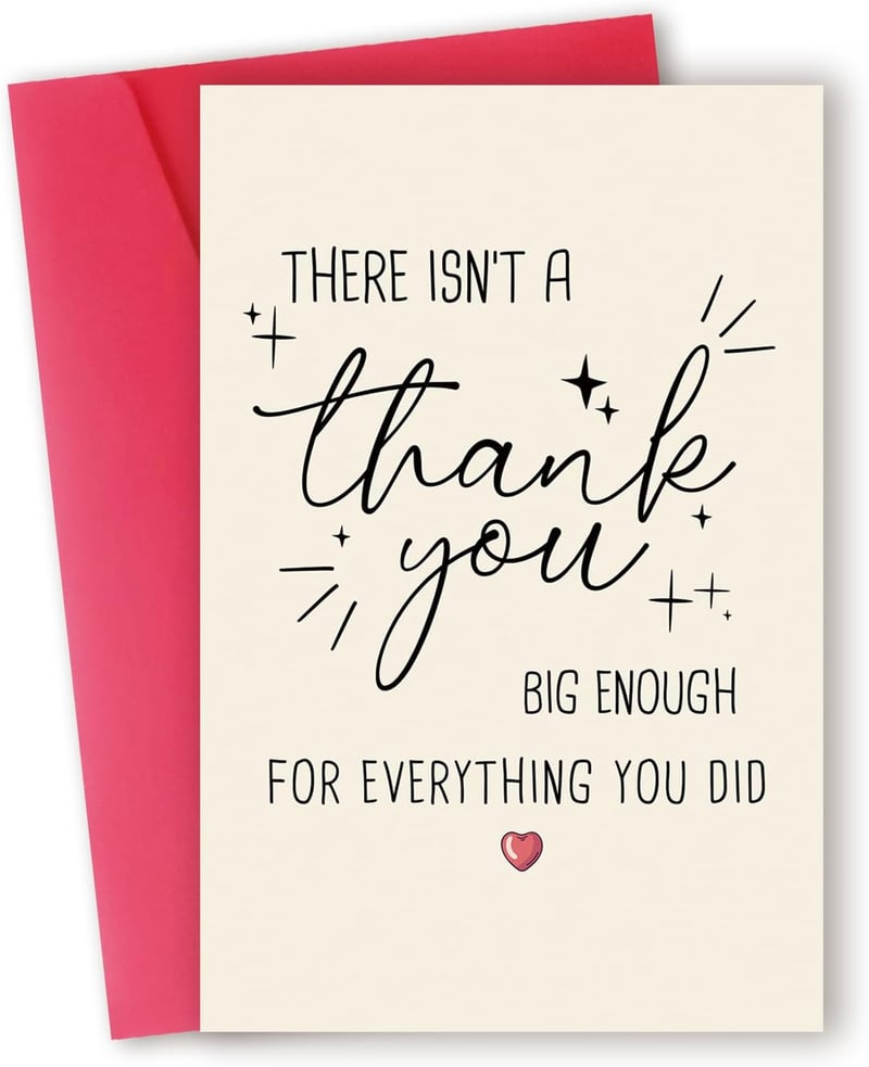 Appreciation Card for Teacher or Boss - Funny Thank You Gift