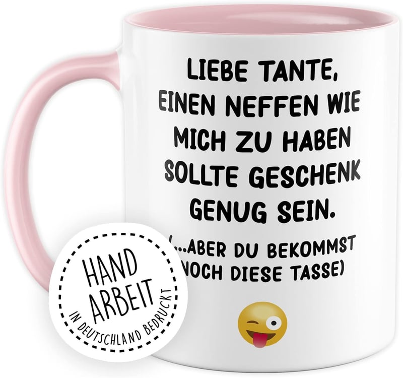 Funny Aunt Coffee Mug Gift from Nephew