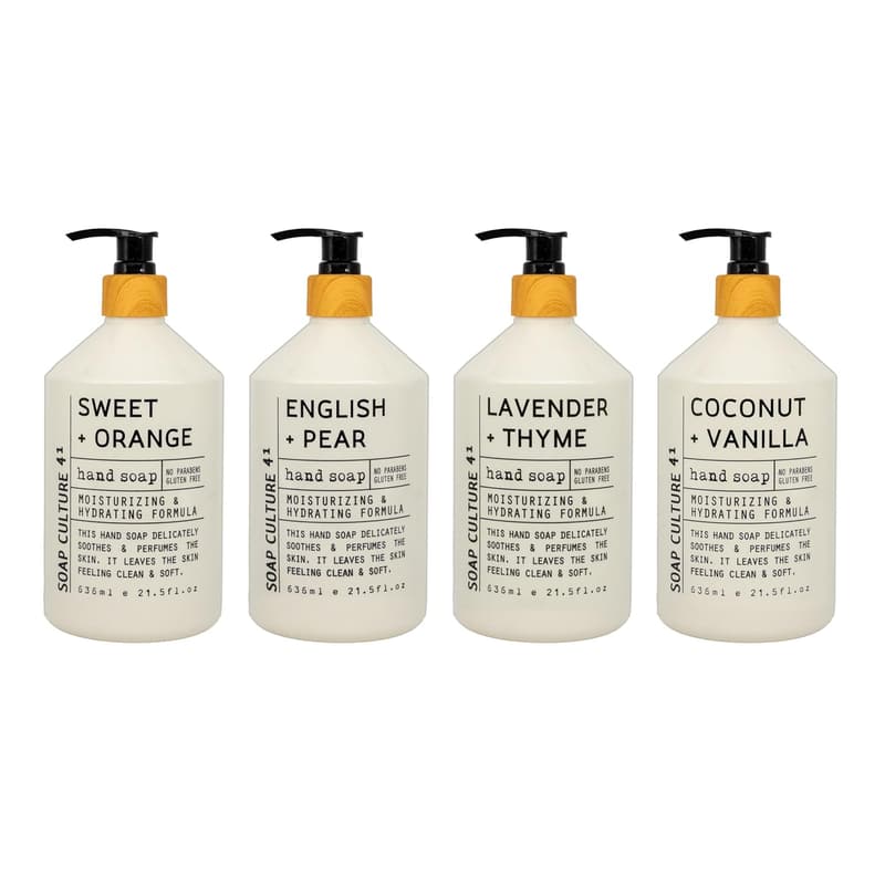 Home & Body Company Hand Soap Collection - 4 x 21.5 fl oz