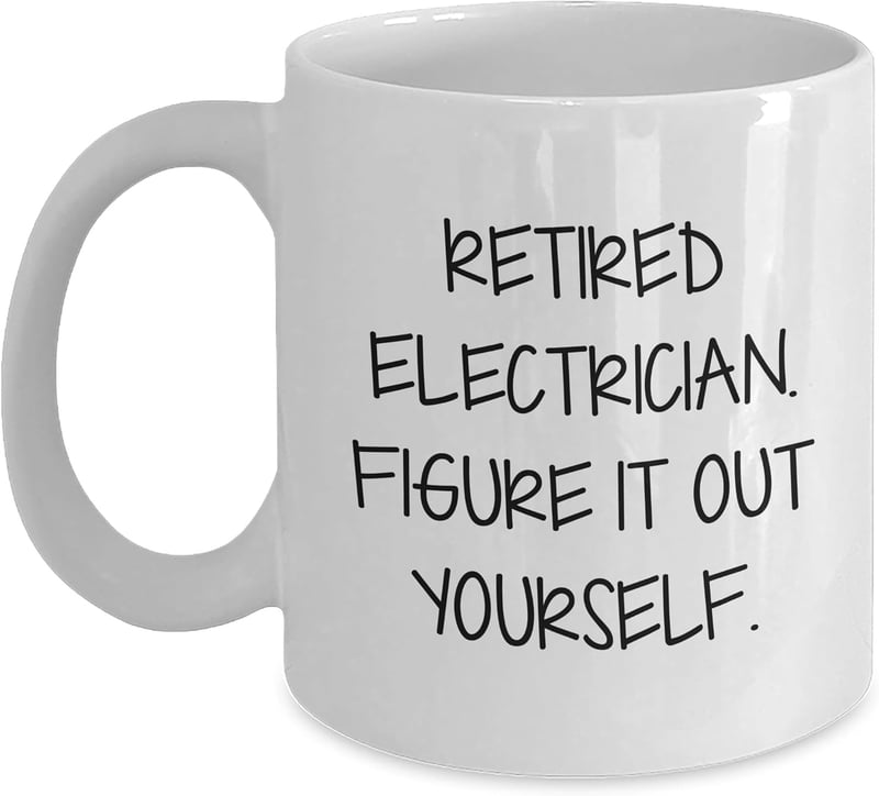 Father's Day Mug for Electricians - Funny Quote Design