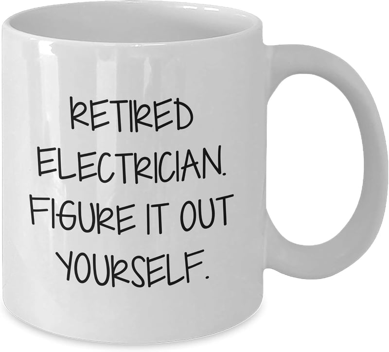 Father's Day Mug for Electricians - Funny Quote Design