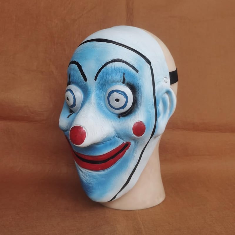 Halloween Clown Joker Mask - Latex Costumewear for Adults
