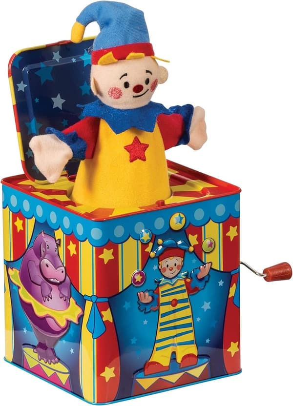 Silly Circus Jack in the Box - Classic Musical Toy for Kids