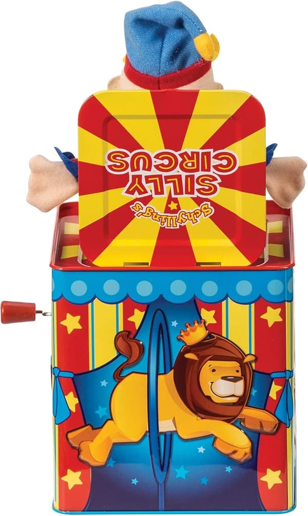 Silly Circus Jack in the Box - Classic Musical Toy for Kids