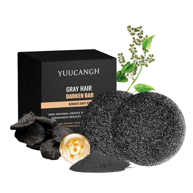 Gray Hair Reverse Bar Shampoo Soap for Women & Men - 2 Pack