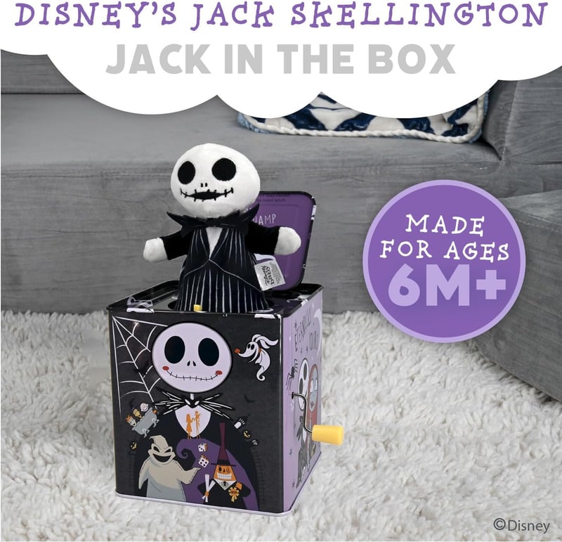 Disney Baby Jack Skellington Classic Jack-in-the-Box Toy