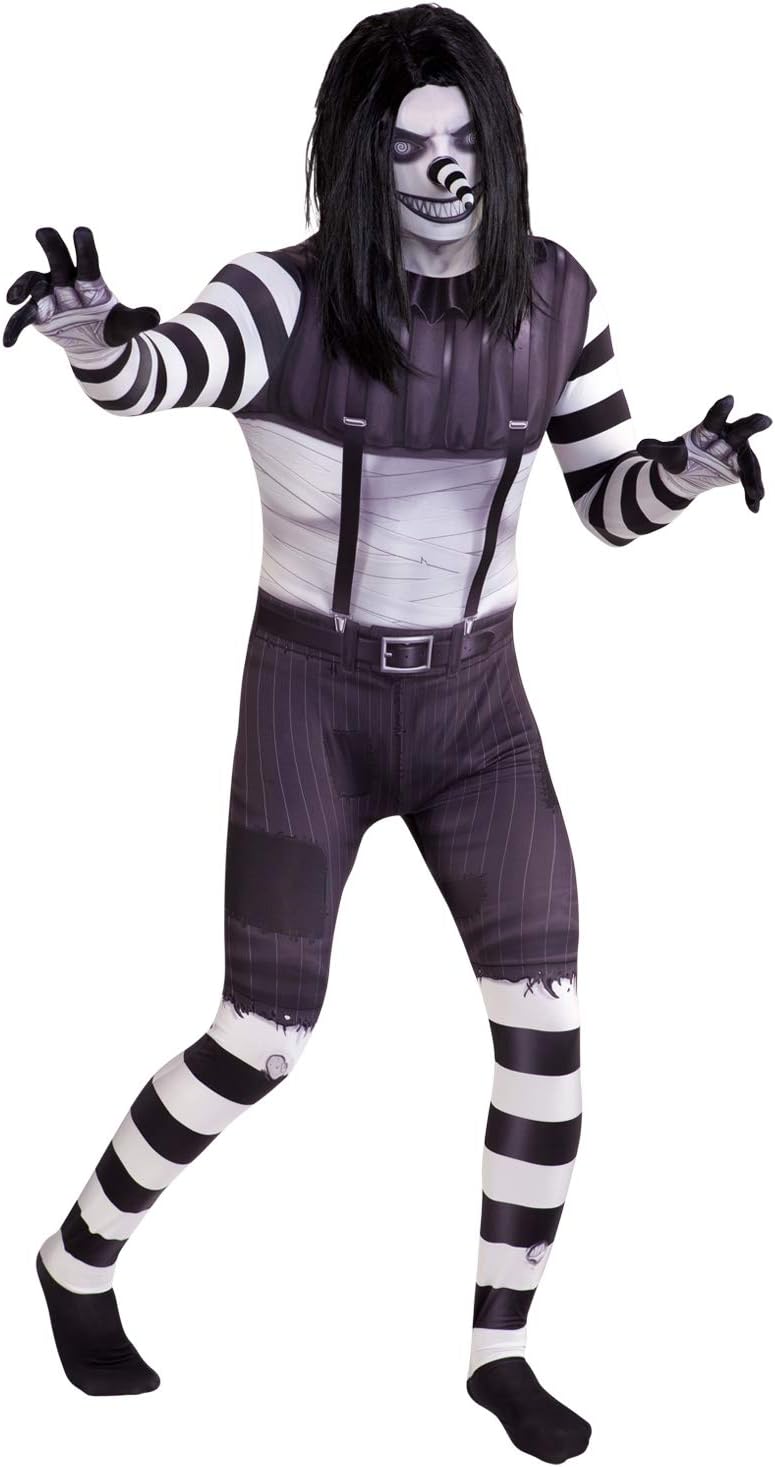 Halloween Laughing Jack Costume | Scary Zentai Skin Suit