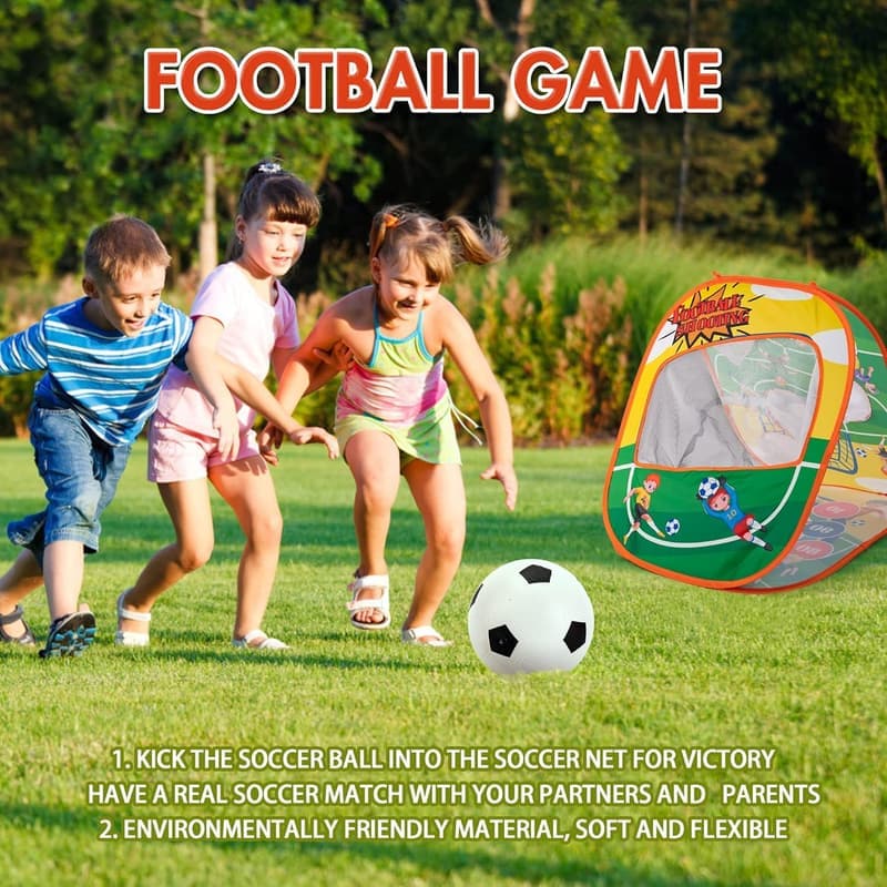 Football Bean Bag Toss Game for Kids, Ages 3-8, Birthday Party