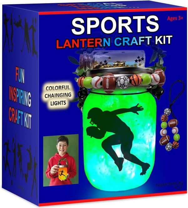DIY Sports Nightlight Kit for Boys, Ages 3-12