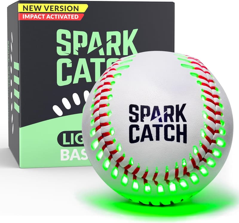 Glow in the Dark Baseball - Ideal Gift for Kids Ages 8-15