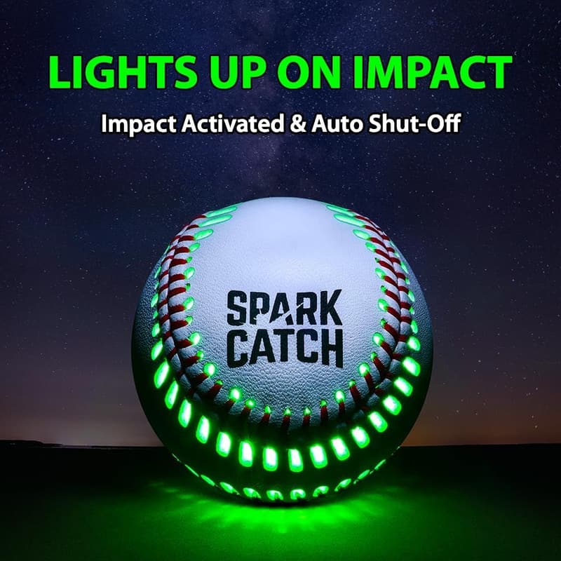 Glow in the Dark Baseball - Ideal Gift for Kids Ages 8-15