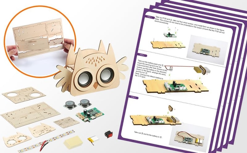 DIY Bluetooth Speaker Kit for Kids - STEM Electronics Project