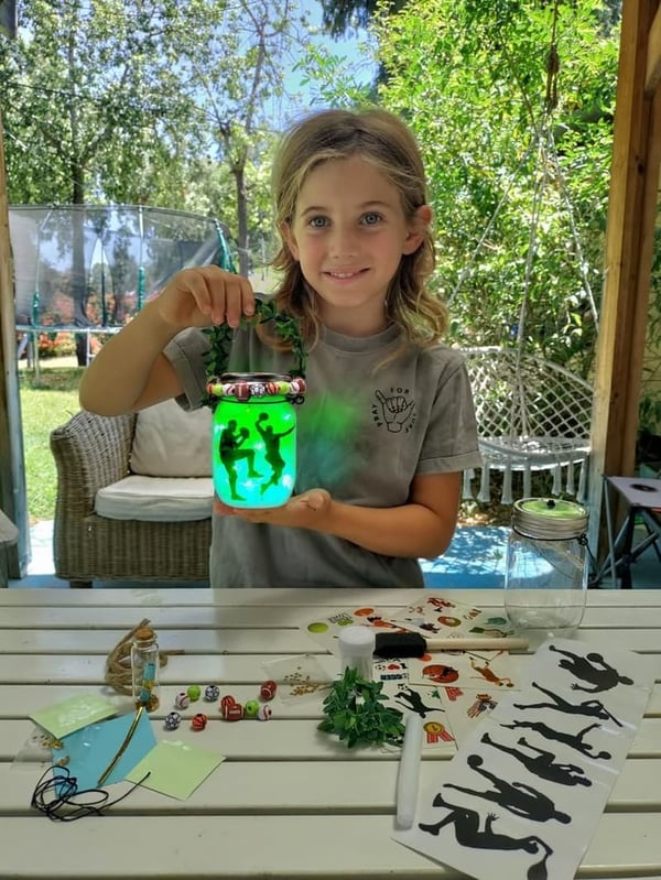 DIY Sports Night Light Lantern Kit for Kids - Ages 4-12