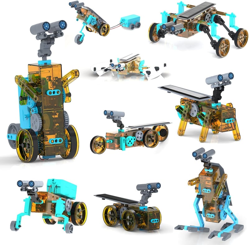 STEM 25-in-1 Solar Power Robotics Kit for Kids Age 8-13