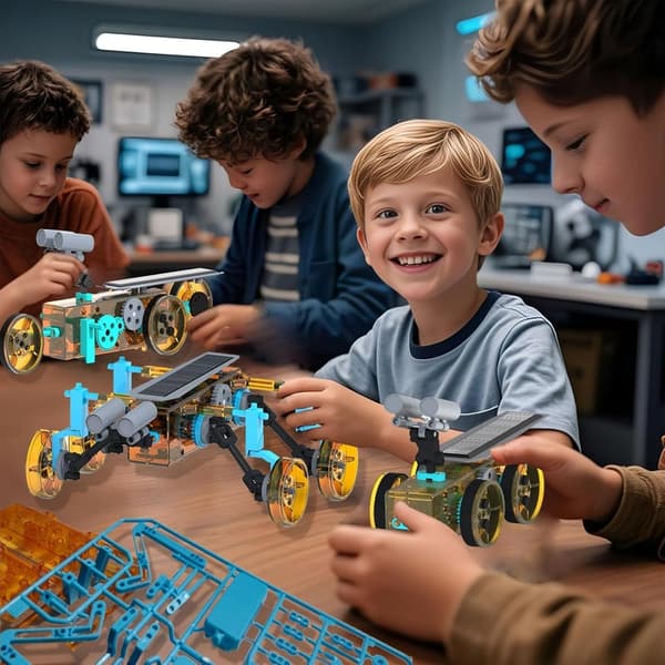STEM 25-in-1 Solar Power Robotics Kit for Kids Age 8-13