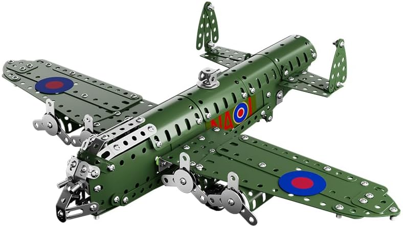 STEM Building Airplane Set - 389 Pieces Educational Kit for Kids 8-12