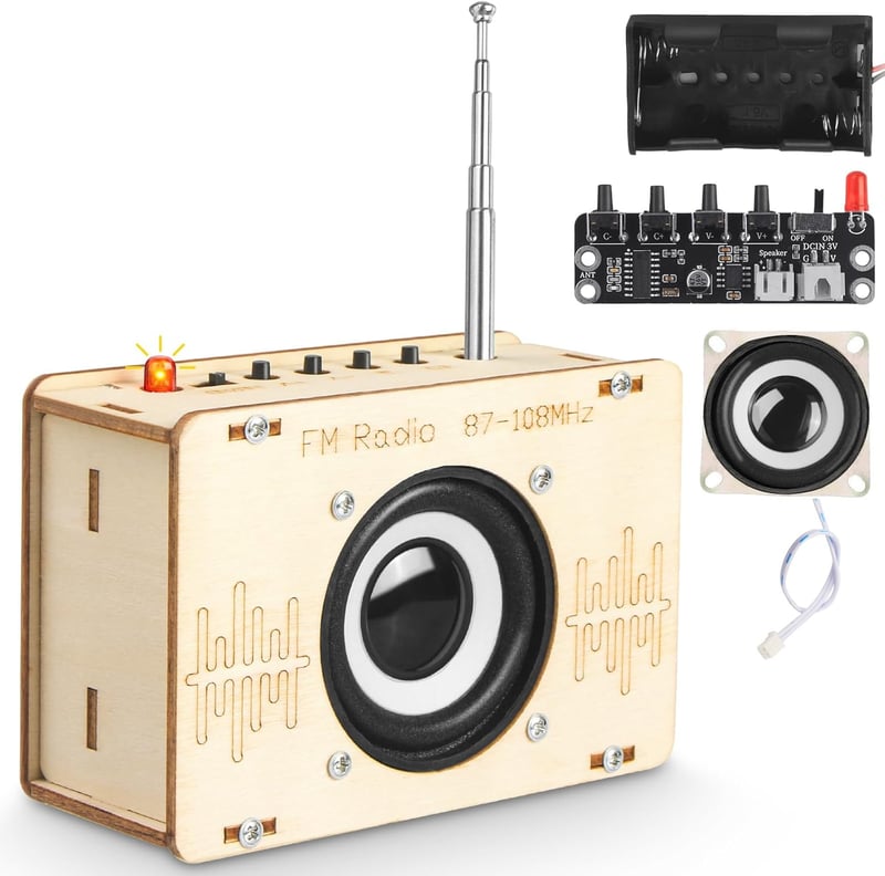 DIY FM Radio Science Kit for Kids 8-14, STEM Engineering Project