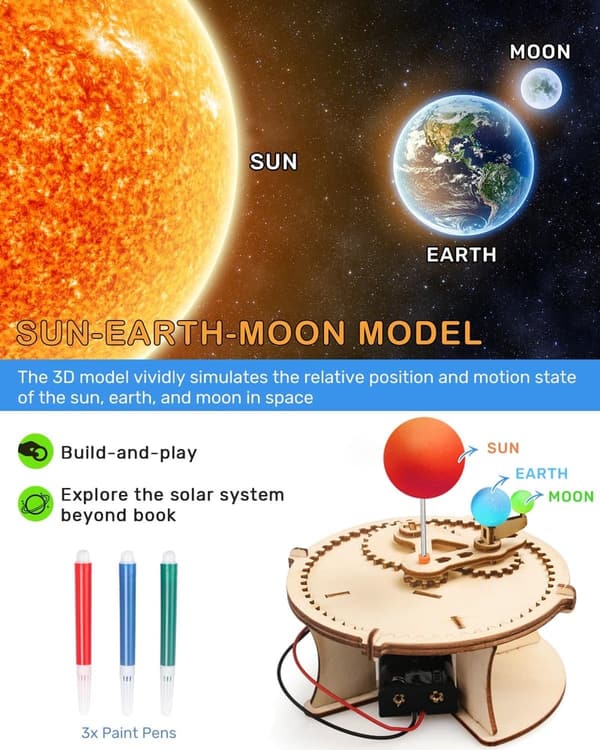 STEM Science Kits for Kids Age 8-12 - 5 Set Building Projects