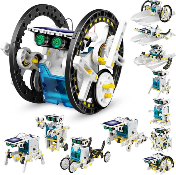 STEM Solar Robot Building Kit for Kids Age 8-12