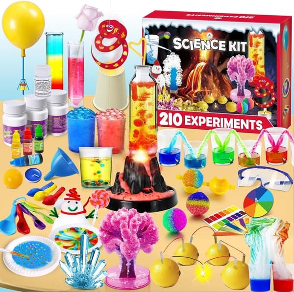 Kids Science Experiment Kit - 210 Chemistry Projects for Birthdays