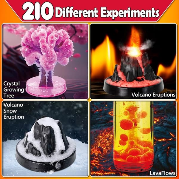 Kids Science Experiment Kit - 210 Chemistry Projects for Birthdays