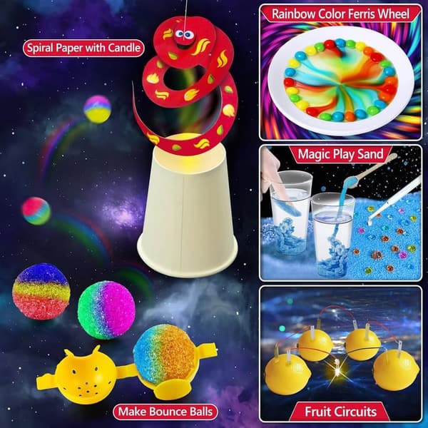 Kids Science Experiment Kit - 210 Chemistry Projects for Birthdays