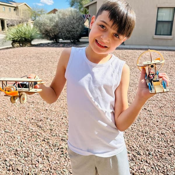 STEM Building Kits for Kids Age 8-14 - Solar Car Projects