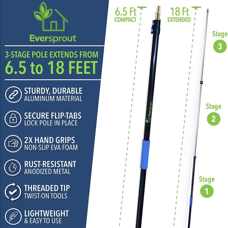 Telescoping Boat Hook - Durable Anodized Aluminum, Floats