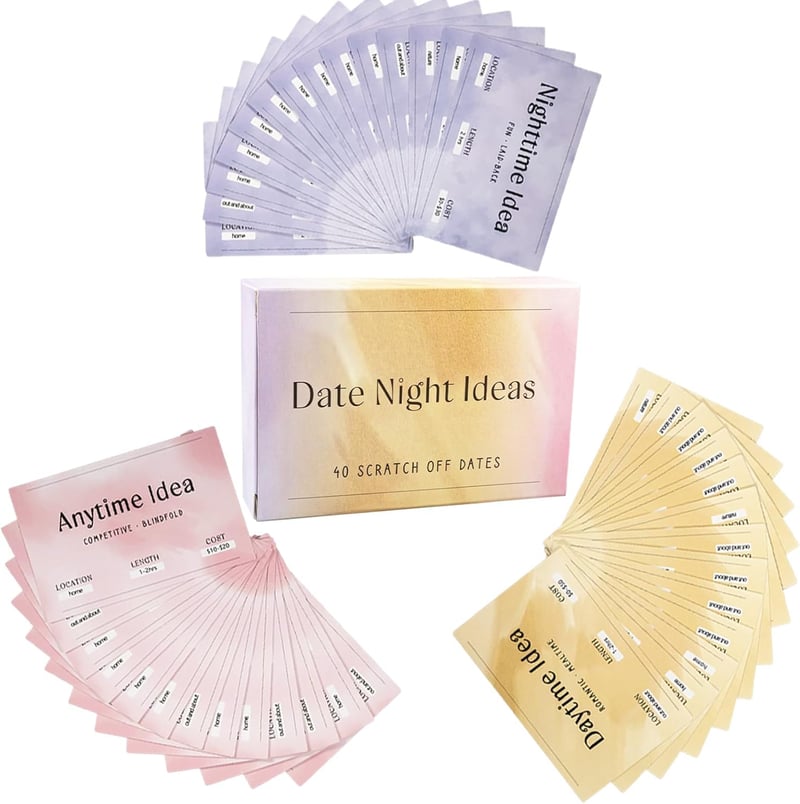 Date Night Scratch-Off Cards: 40 Romantic Activities for Couples