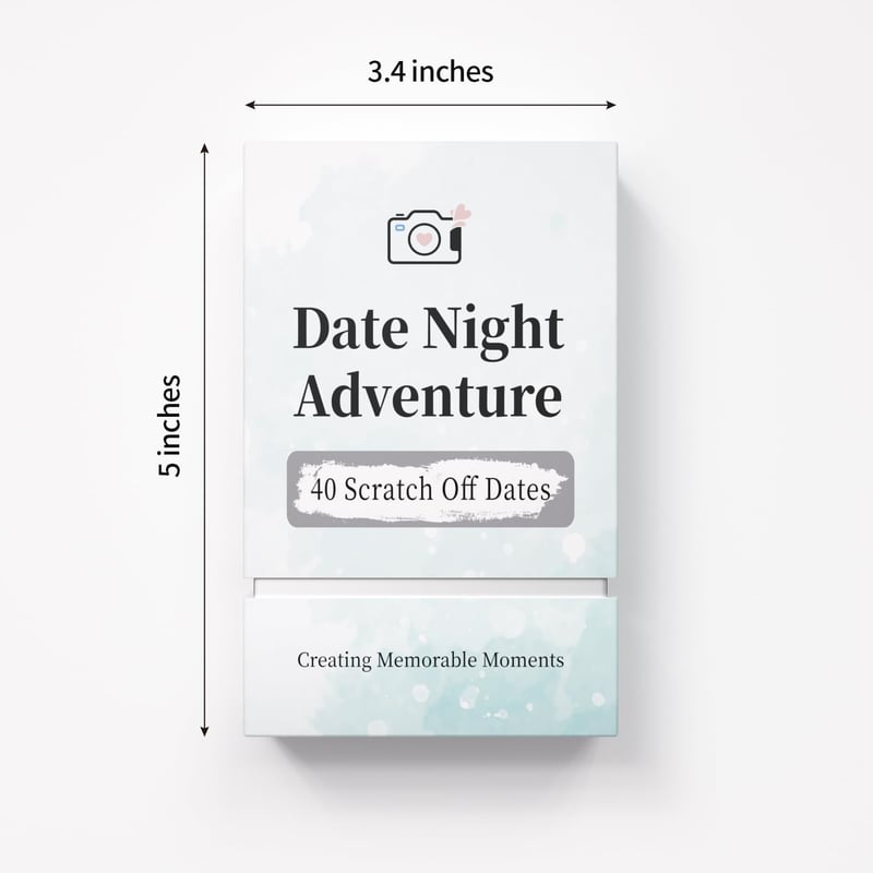 Unique Scratch-Off Date Night Cards for Couples