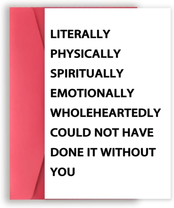 Thank You Card for Mentors & Coworkers,