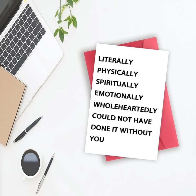 Thank You Card for Mentors & Coworkers, 