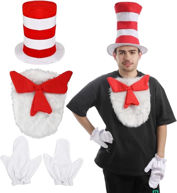 World Book Day Cat Hat Costume Accessories for Adults