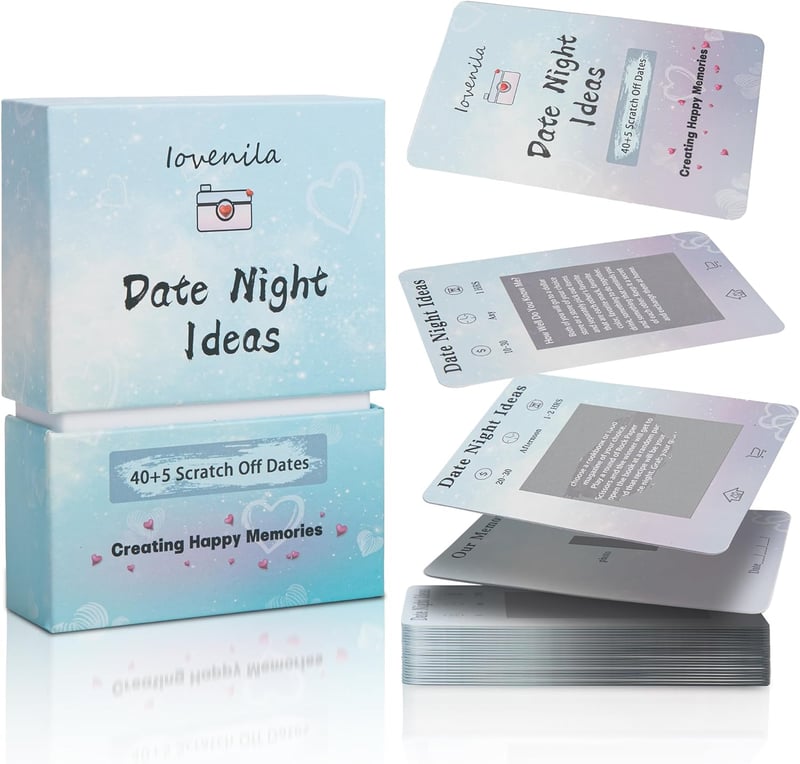 Adventurous Date Night Scratch Off Card Game for Couples