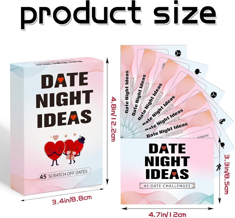 Date Night Scratch-Off Cards for Couples - 45 Fun Ideas