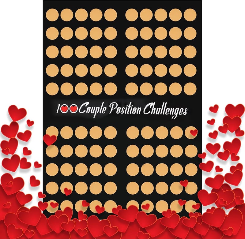 Date Night Love Game Scratch-Off Poster for Couples