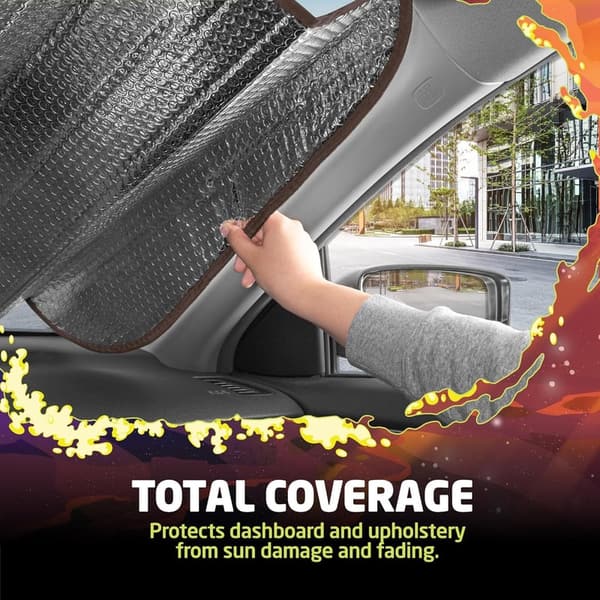 Rick and Morty Accordion Sunshade for Car Windshield