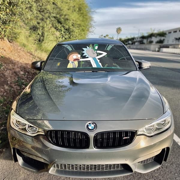 Rick and Morty Car Sunshade for All Vehicles