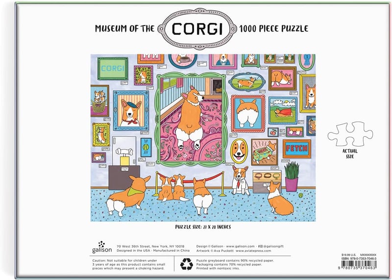 Corgi-Themed 1000 Piece Puzzle for Dog Lovers – 27